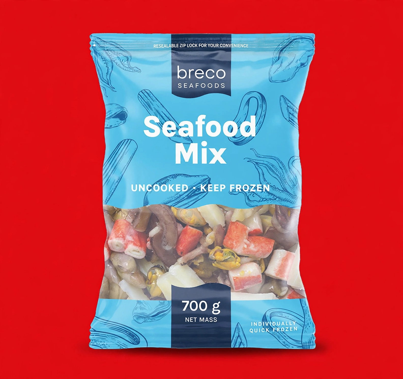MARINARA SEAFOOD MIX 700G <<< Econo Foods >>>