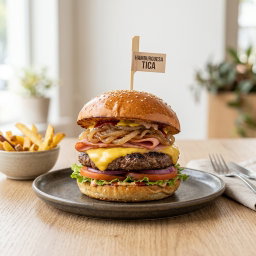 HAMBURGUESA TICA 