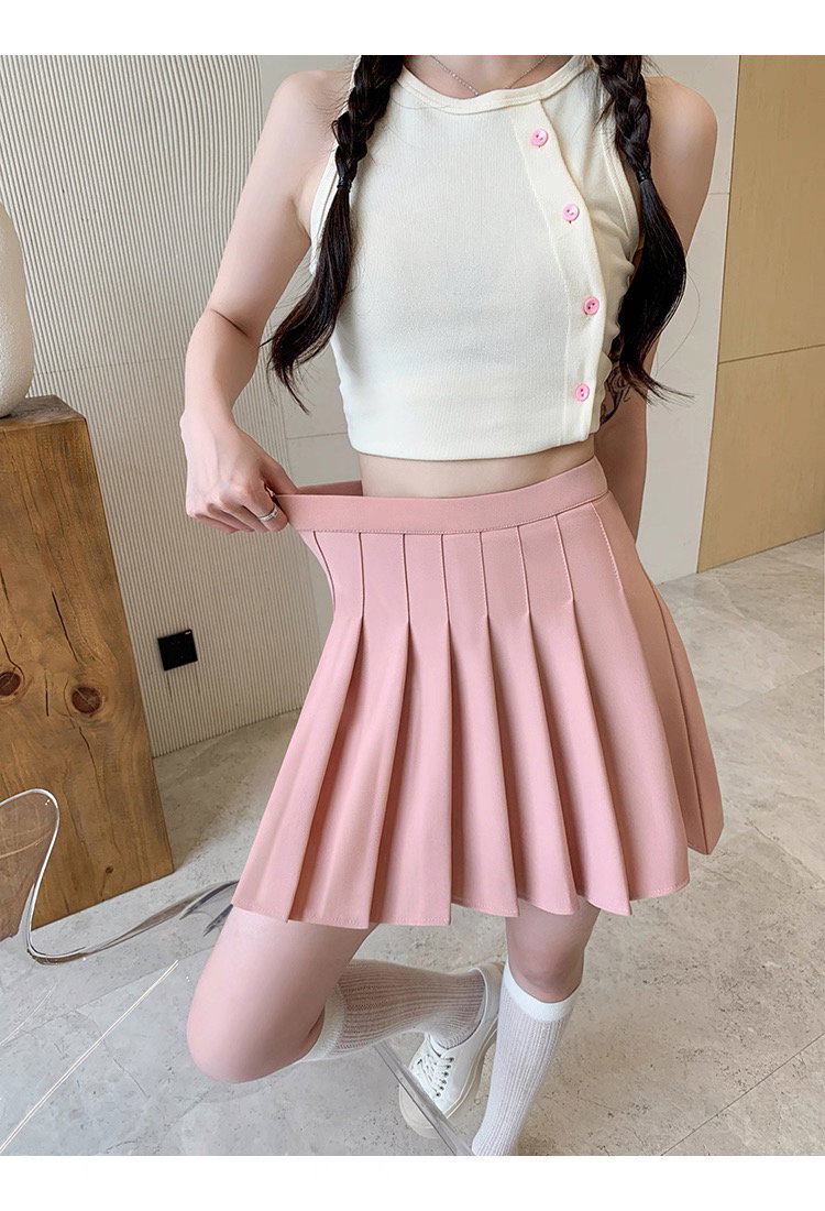 Pleated Skirt - Stretch - Tailored_5