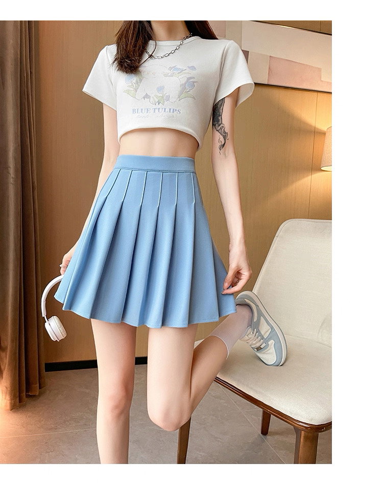 Pleated Skirt - Stretch - Tailored_6