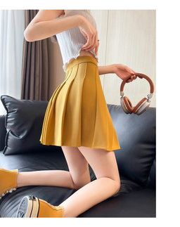 Pleated Skirt - Stretch - Tailored