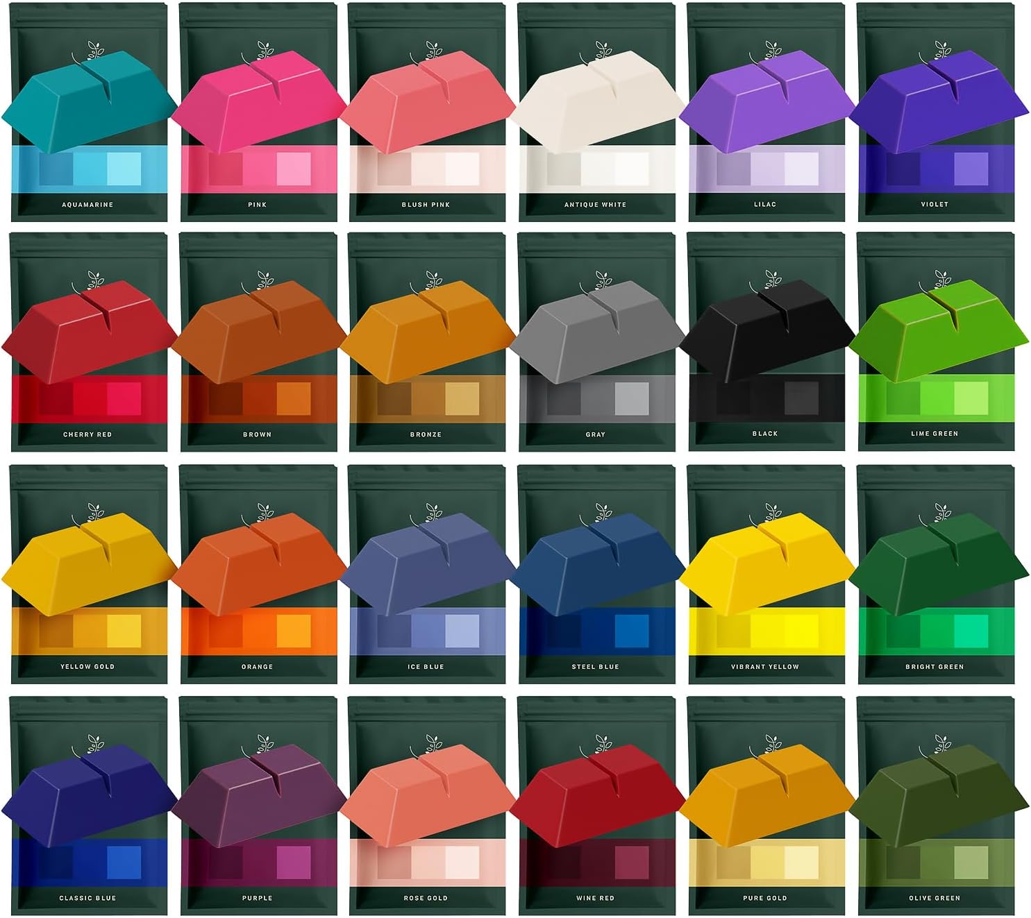 Colorantes en bloques para velas de soya o gel_0