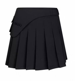 Pleated skirt with utility belt