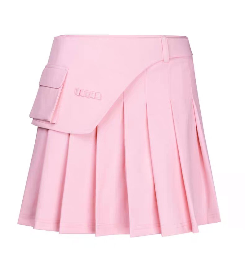 Pleated skirt with utility belt_3