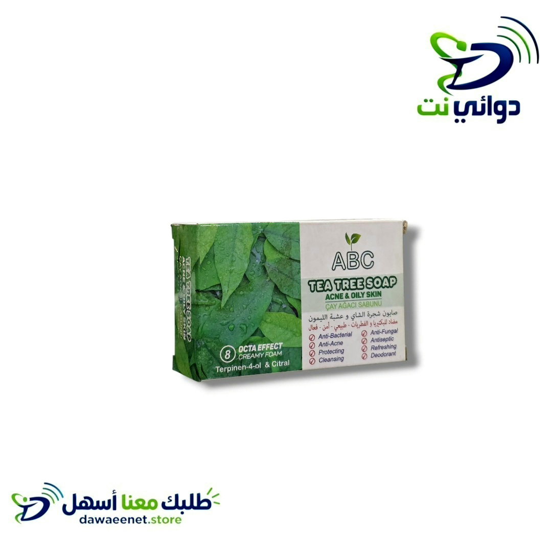 ABC اي بي سي صابون شجرة الشاي وعشبة الليمون
