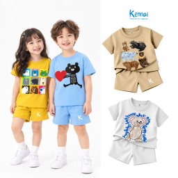 SETELAN PENDEK SERIES HUGGY BEAR