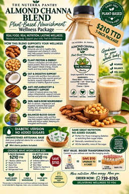 Energy & Protein Boost Almond Channa Blend 7 Day