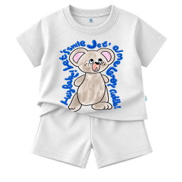SETELAN PENDEK SERIES HUGGY BEAR LET SNILE JET