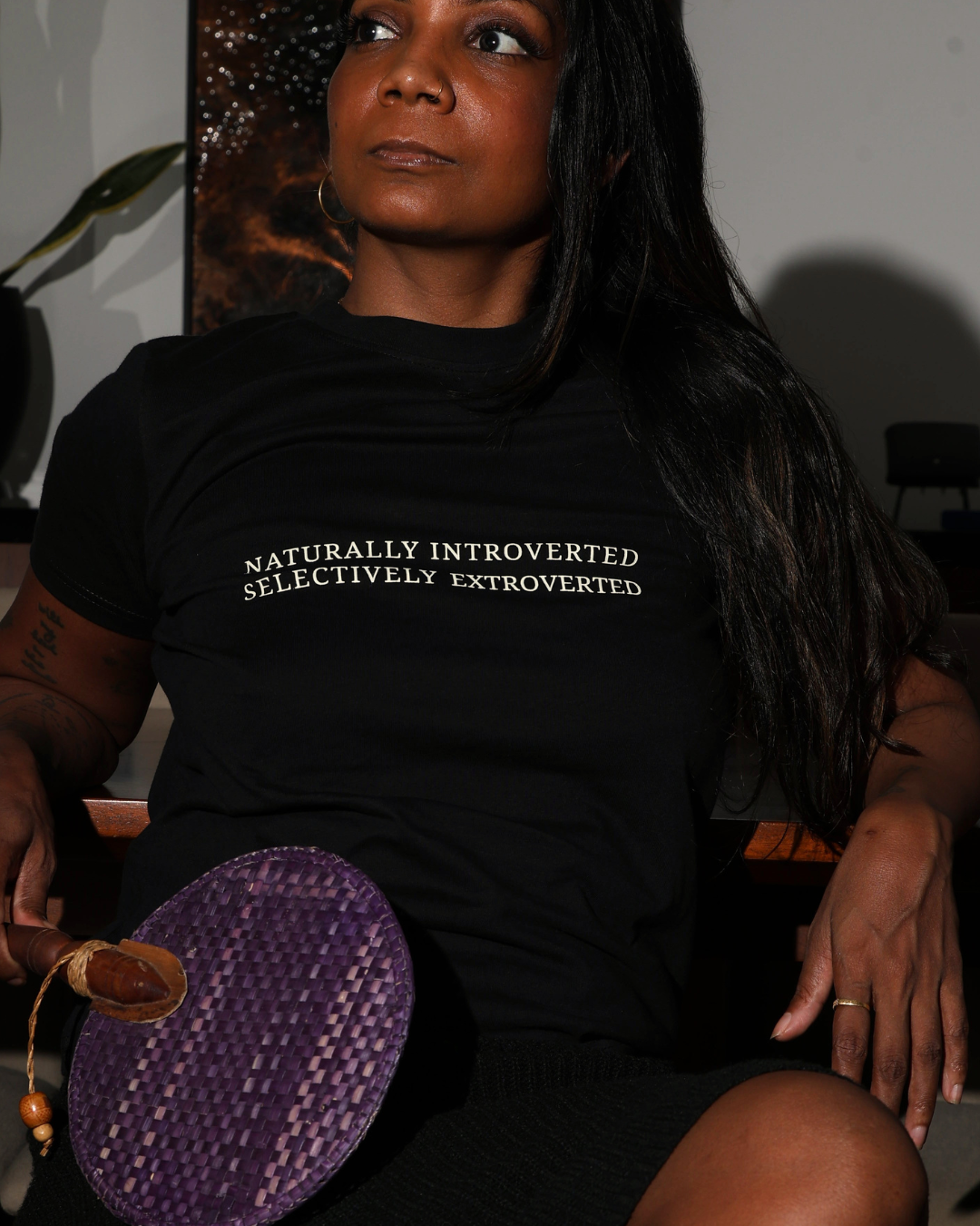 Introverted Extroverted Cotton Tshirt