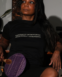 Introverted Extroverted Cotton Tshirt