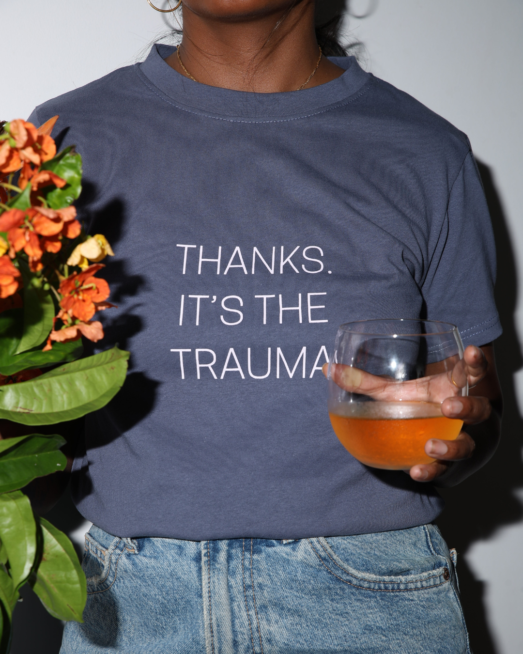 Thanks Trauma Cotton Tshirt