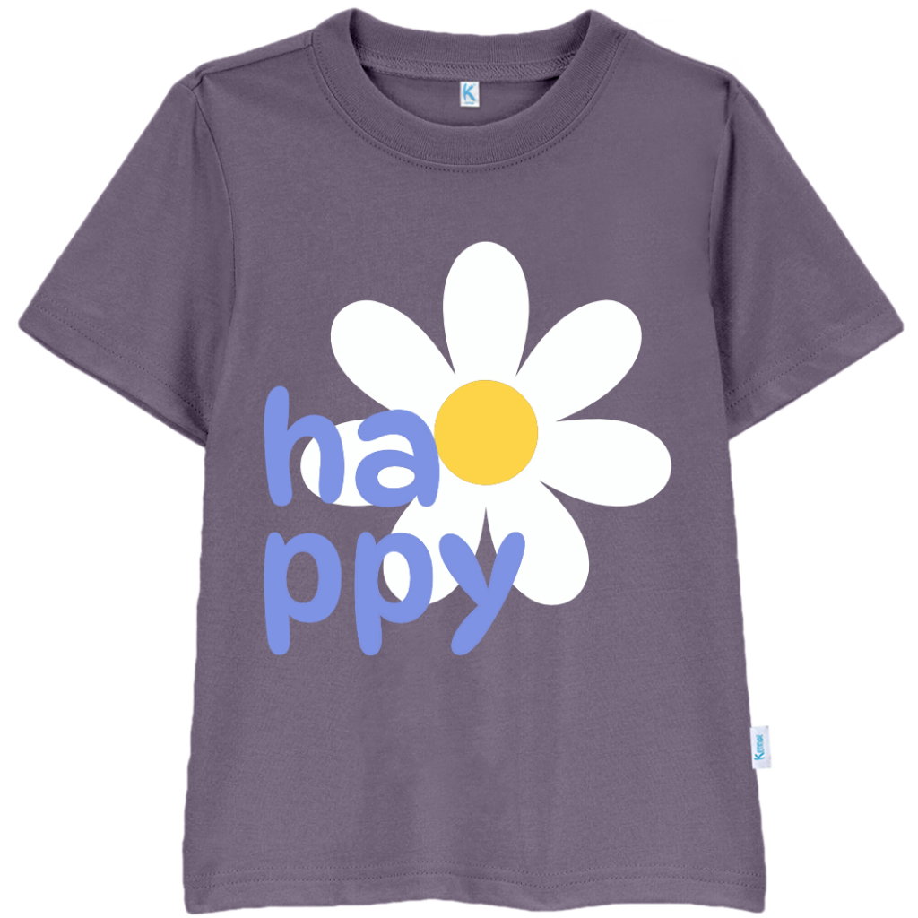 KAOS ATASAN PENDEK SERIES ROLLER SKATE HAPPY FLOWER CITY