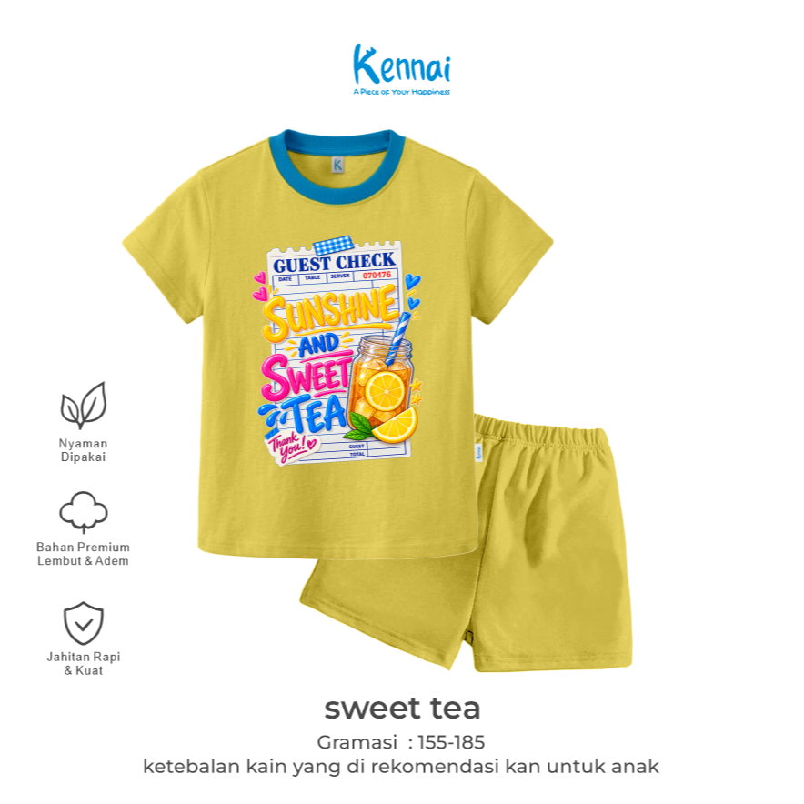 SETELAN PENDEK SERIES SUNNY SWEET TEA_0