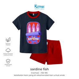 SETELAN PENDEK SERIES SUNNY SARDINE FISH
