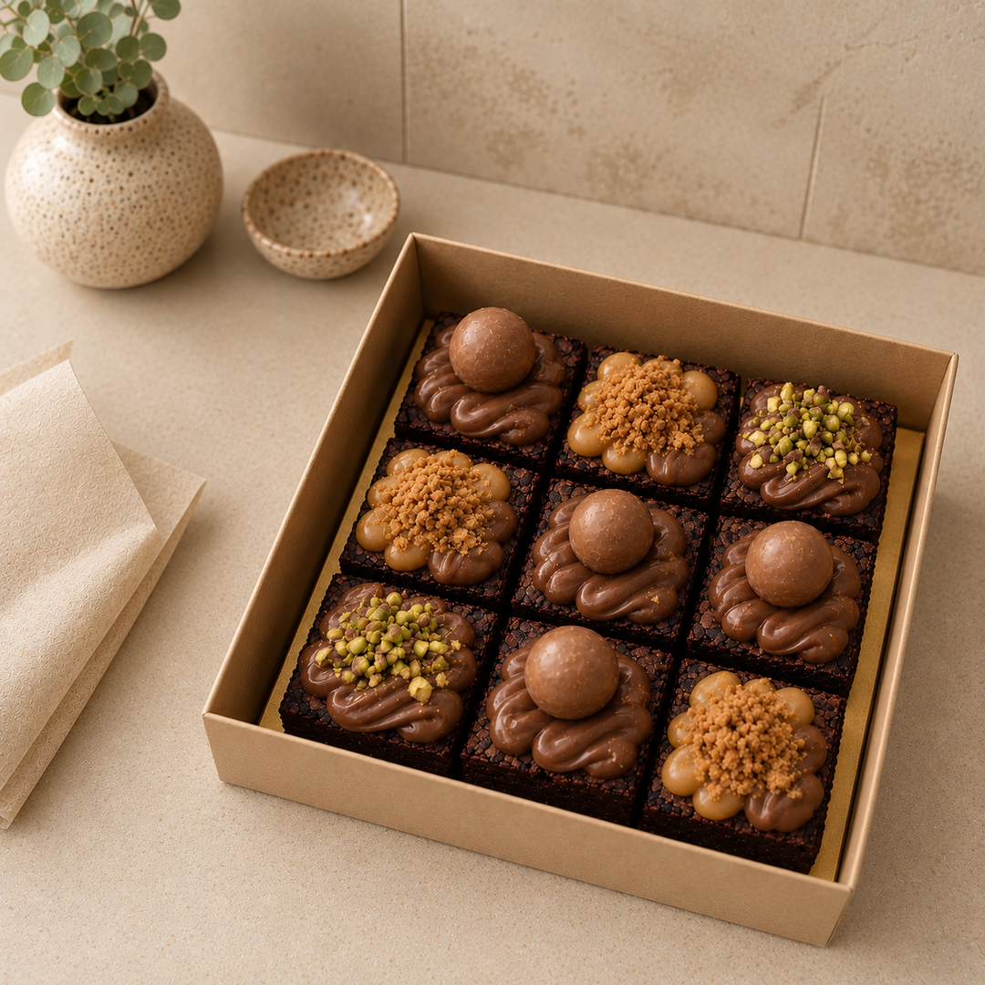 Cheap Small Box (Brownies) + Drinks set 
