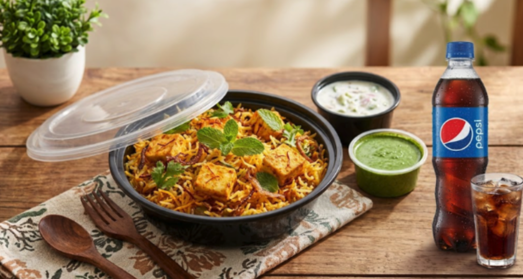 Hyderabadi Paneer Biryani