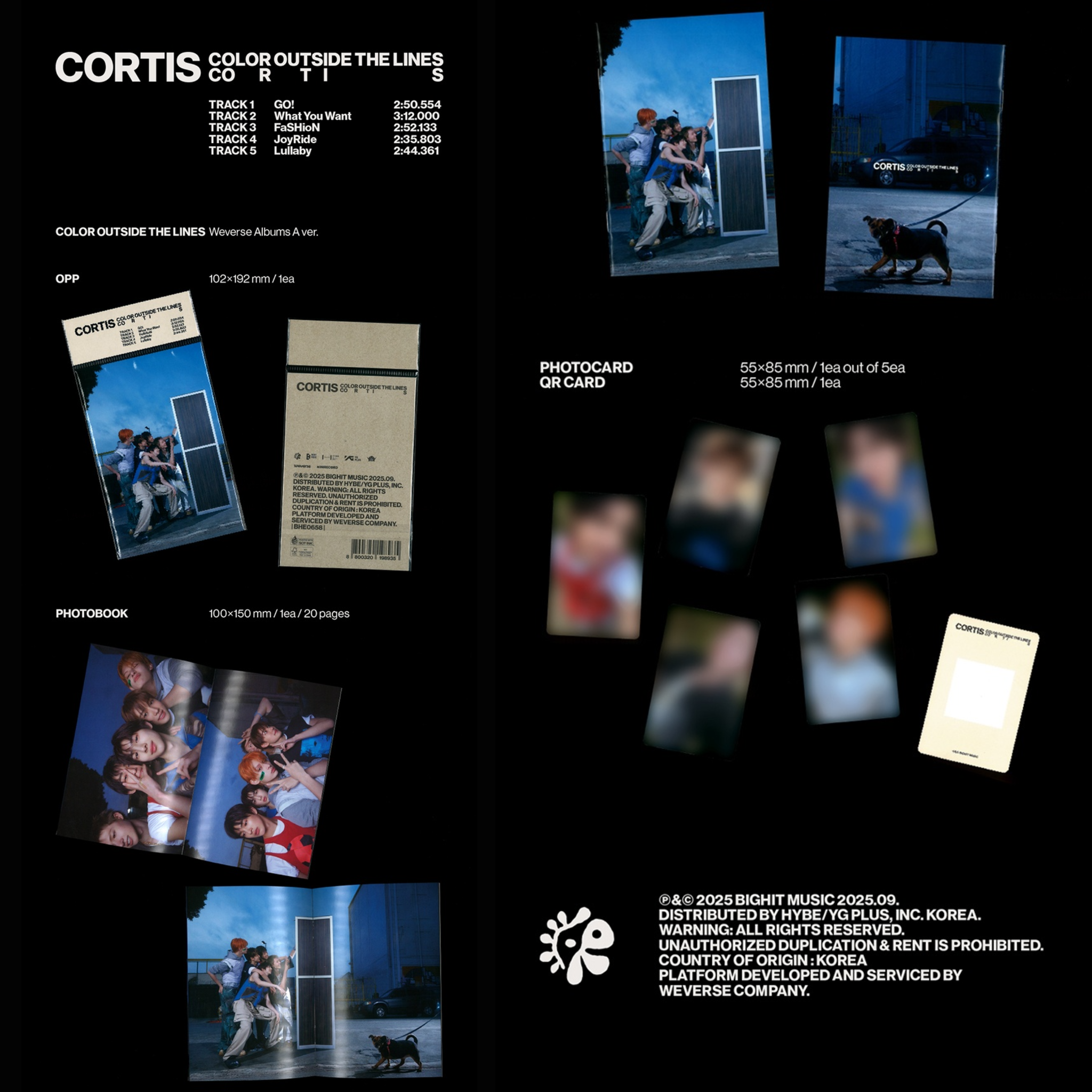 CORTIS The 1st EP [COLOR OUTSIDE THE LINES] (Weverse Albums ver.)_1