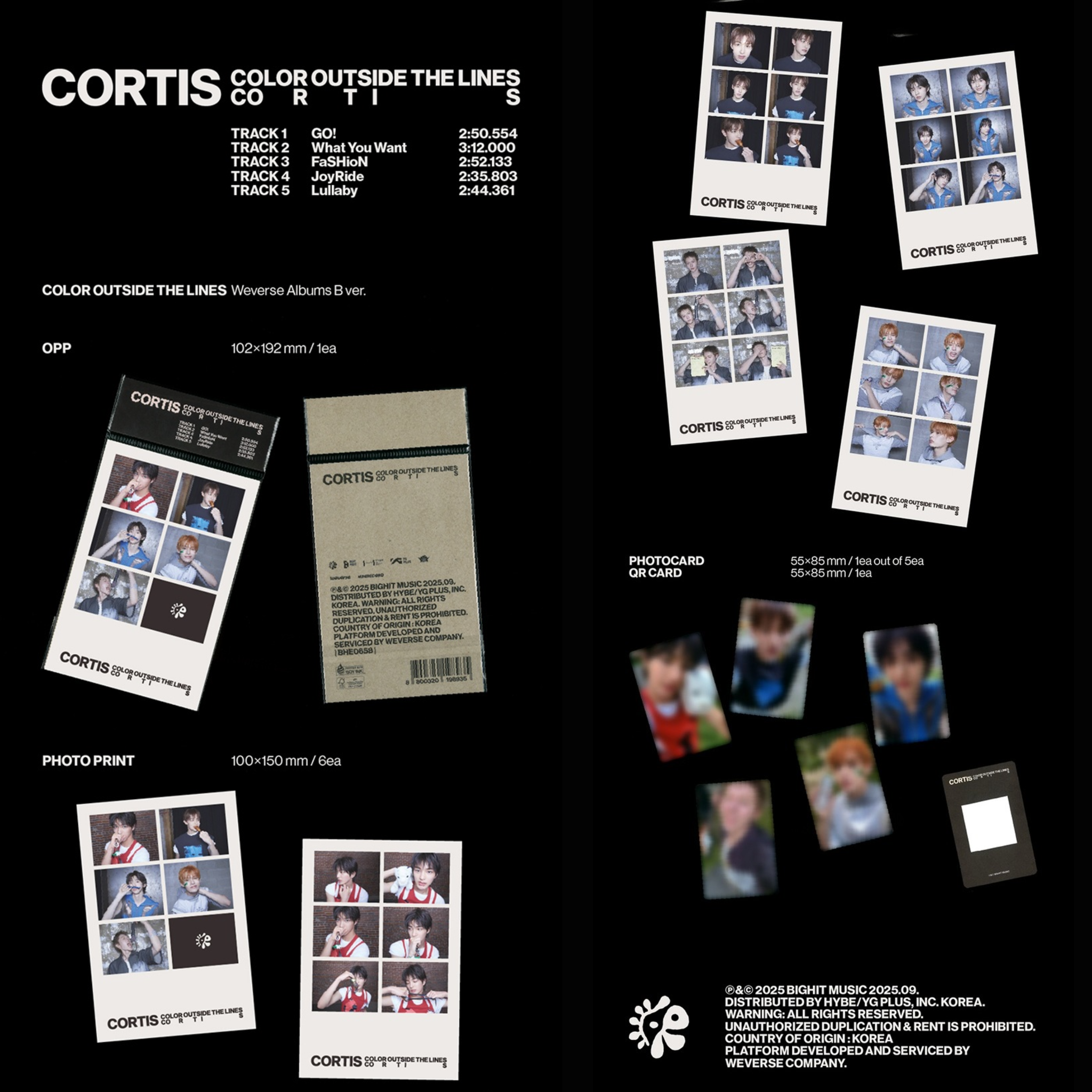 CORTIS The 1st EP [COLOR OUTSIDE THE LINES] (Weverse Albums ver.)_2