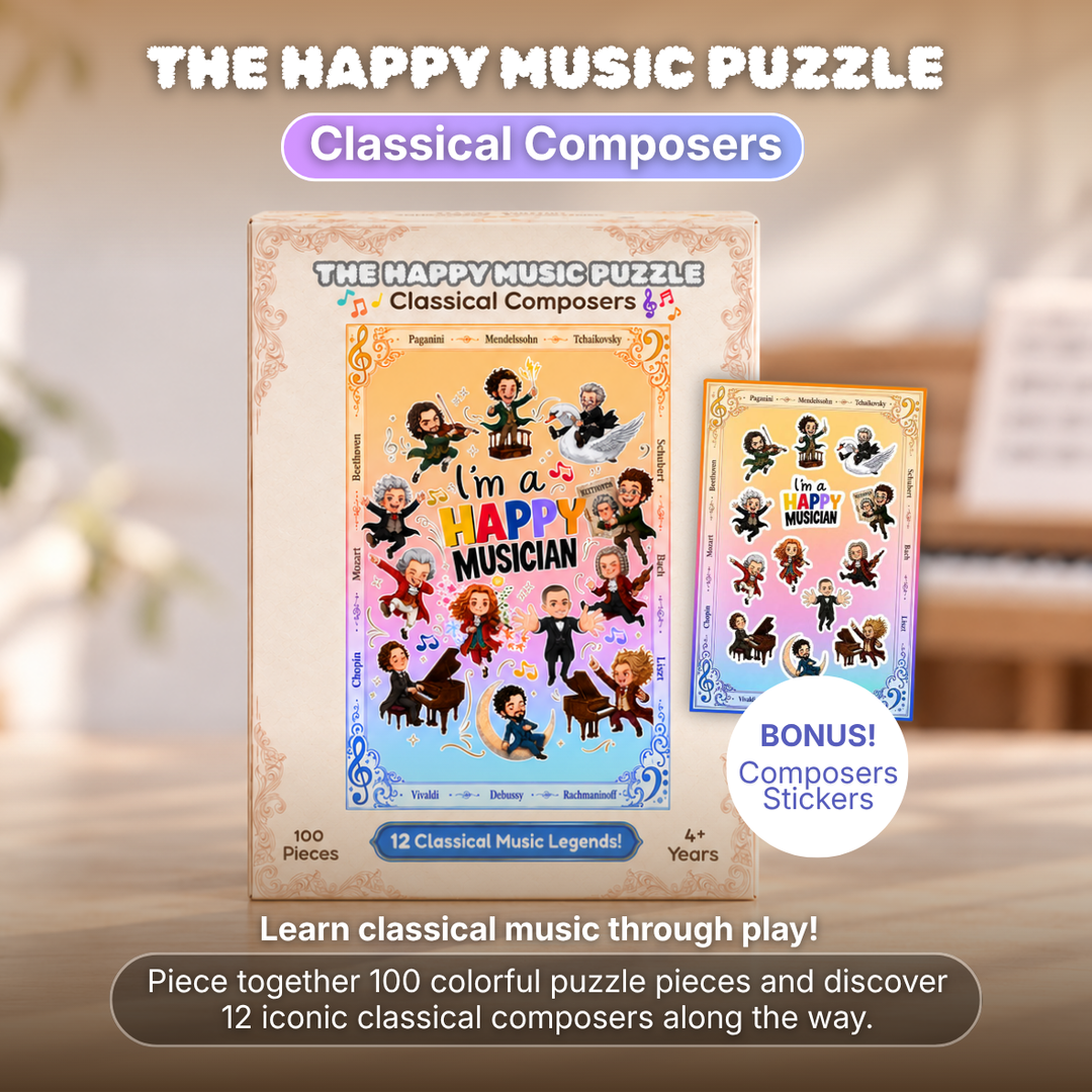 The Happy Music Puzzle - Classical Composers