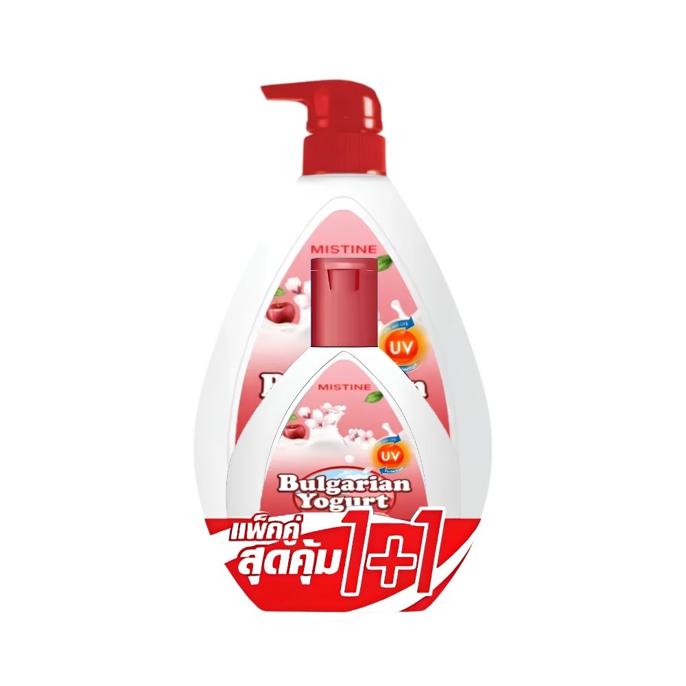 Mistine - Bulgarian Yogurt UV Whitening Lotion (Red - 200ml+500ml Set) | Wholesale Bath & Body Care Singapore
