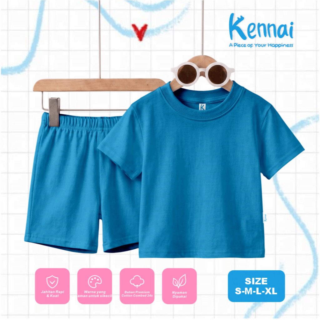 SETELAN PENDEK SERIES GLITTER BEAR TURKISH POLOS