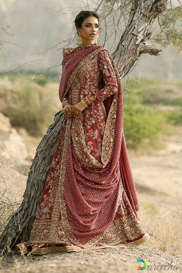 Crimson Peshwas Bridal Lehenga for Wedding Wear