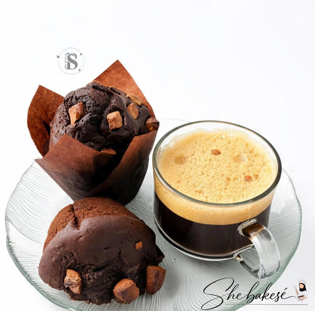Double chocolate muffin