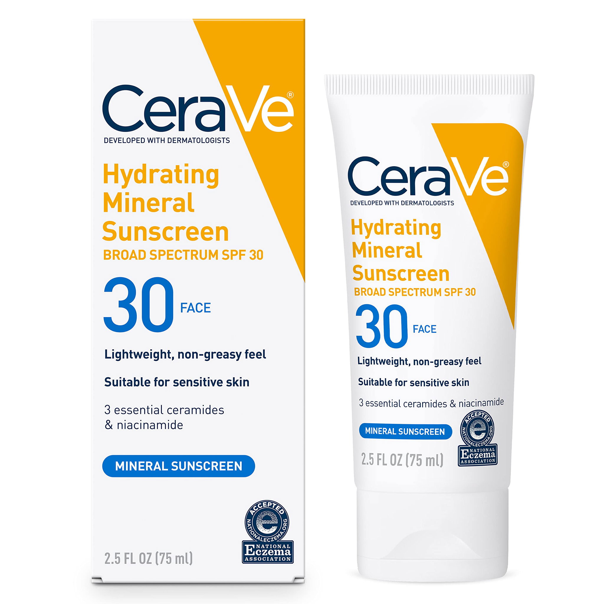 Cerave Hydrating Mineral Sunscreen Broad Spectrum SPF for Face & Body_2