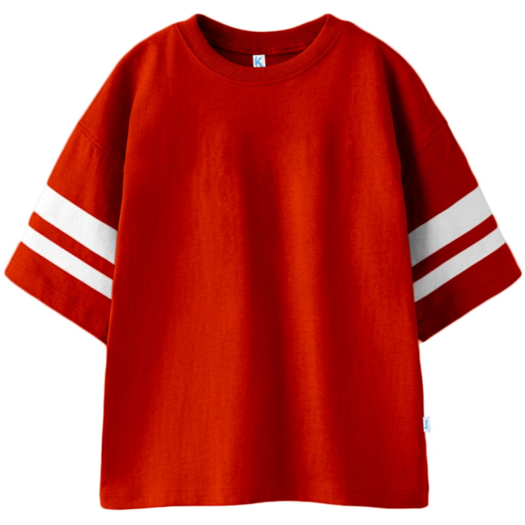 KAOS ATASAN OVERSIZE SERIES INDONESIA GARUDA URBAND POLOS RED_0