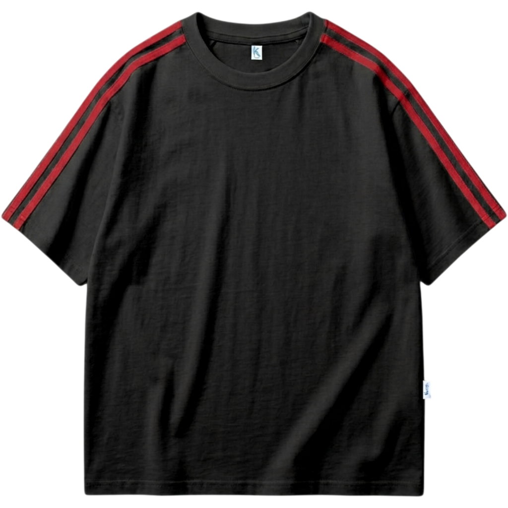 KAOS ATASAN OVERSIZE SERIES INDONESIA PW POLOS BLACK LIST