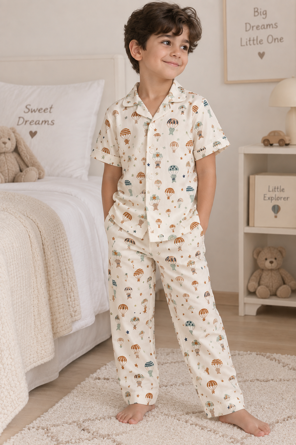   Vintage Balloon PJs  بجامة المناطيد الكلاسيكية