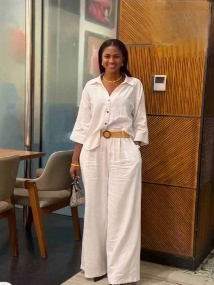 Brace length two-piece matching set with belt_5