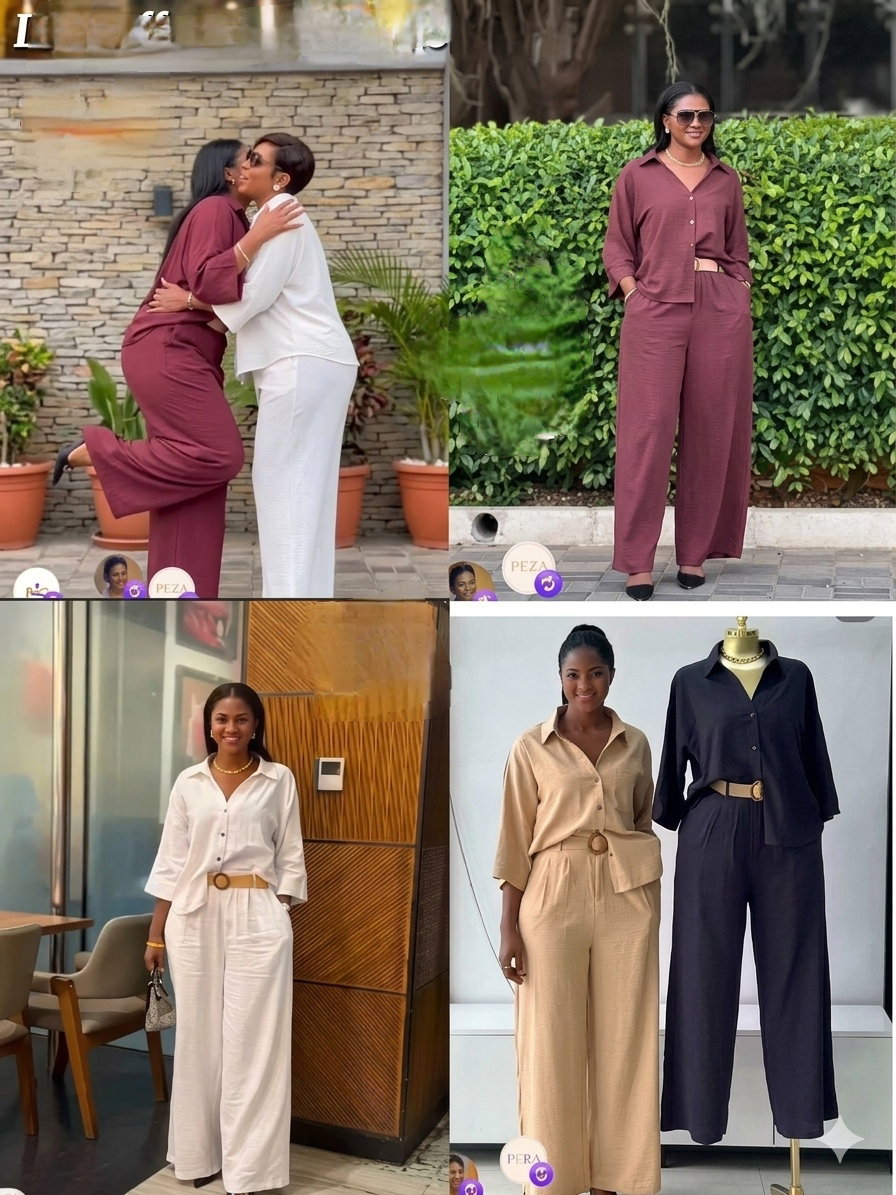 Brace length two-piece matching set with belt_0