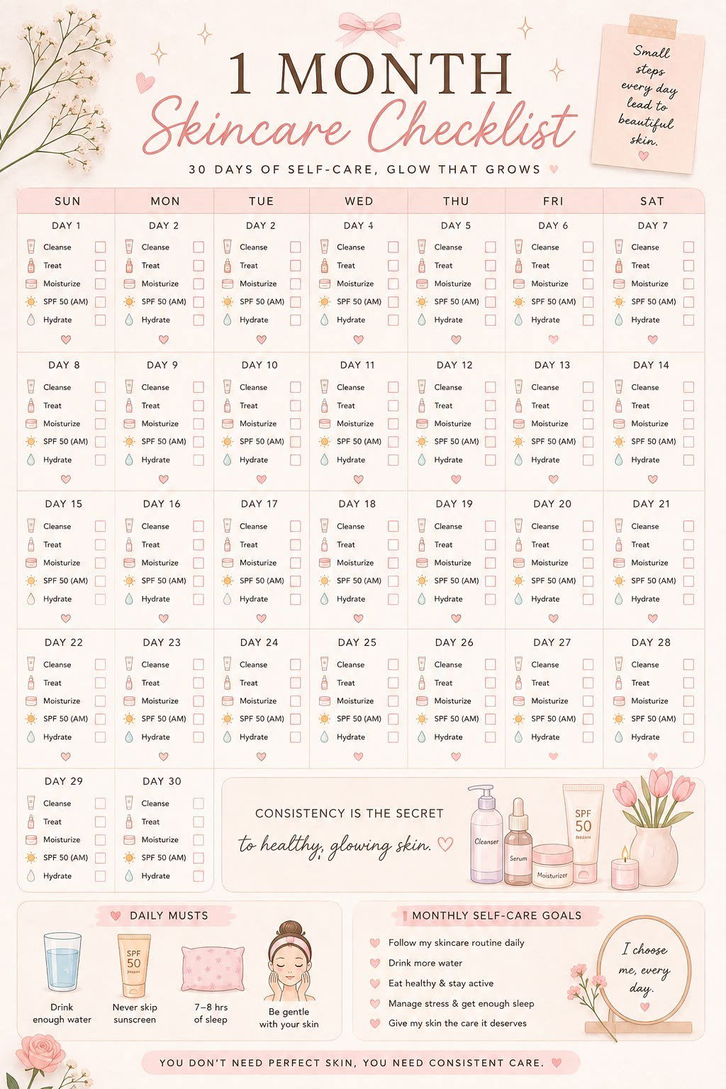 SUIVI SKINCARE — 3 ANS