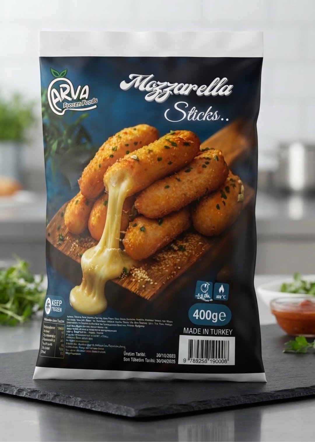 أصابع الموزاريلا Mozzarella Çubukları 400 gr