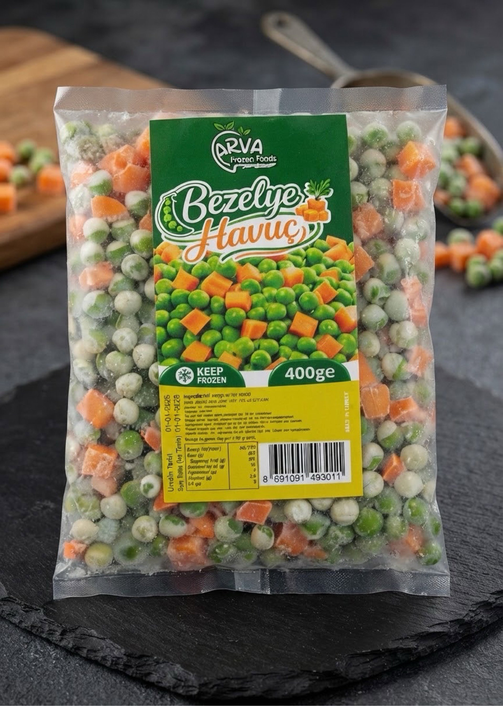 مشكل خضار (بازلاء، جزر)400Gr - Bezelye Havuç_0