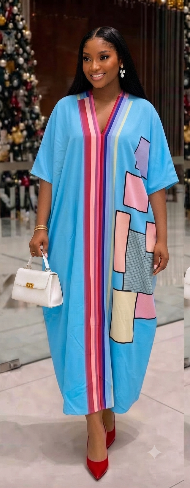 Kaftan-style designed loose gown