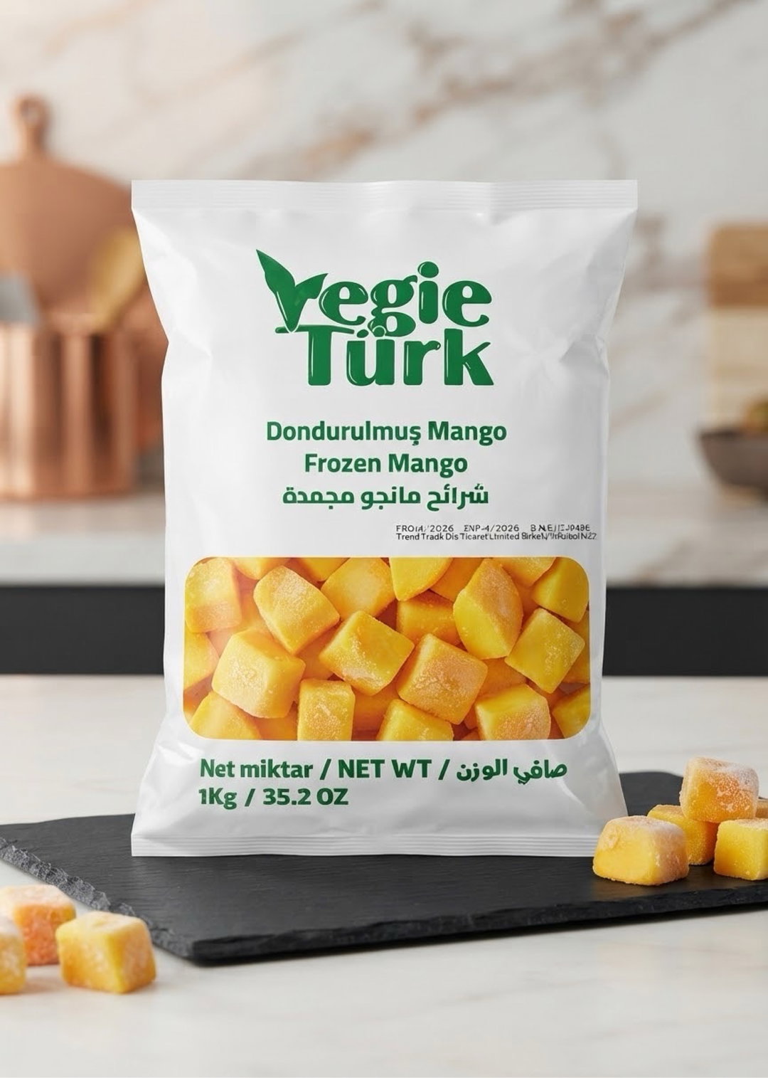 Dondurulmuş Mango 1KG / شرائح مانجو مجمدة
