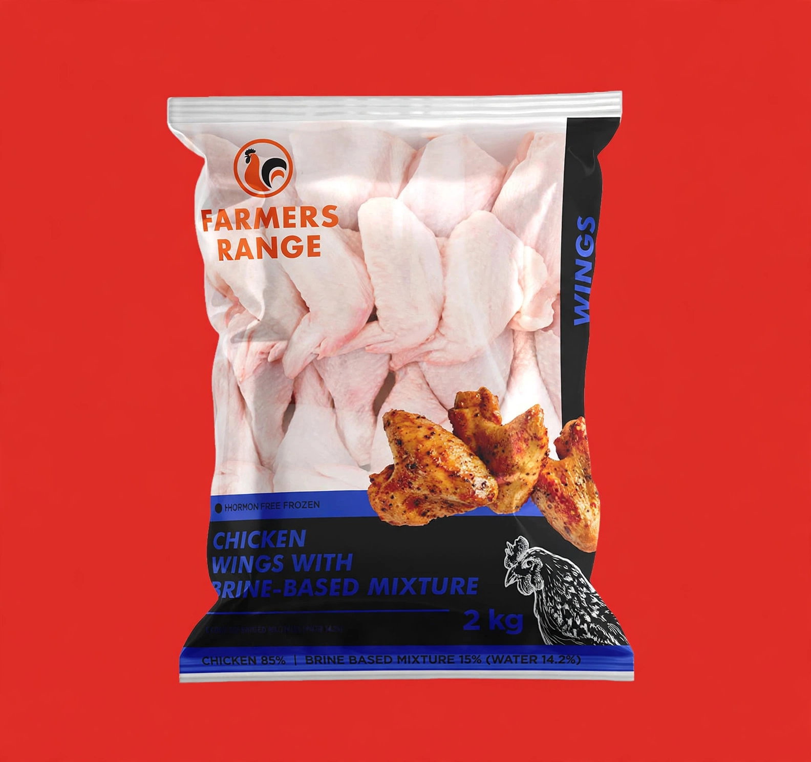 FARMERS RANGE CHICKEN WINGS 2KG <<< Econo Foods >>>