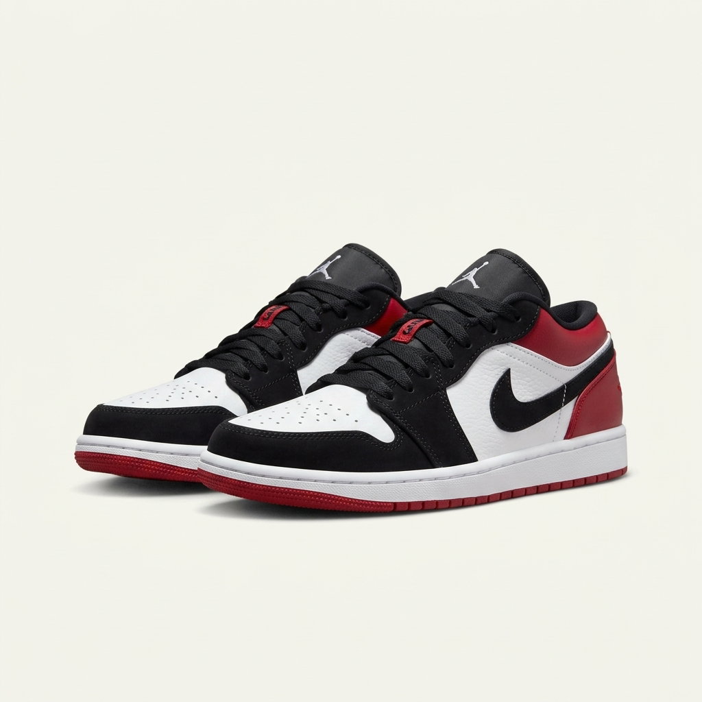NIKE AIR JORDAN 1 LOW ‘ Black Toe ‘_2