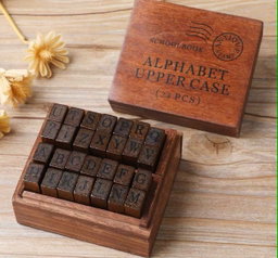 Alphabet Wood Stamps (28pc)