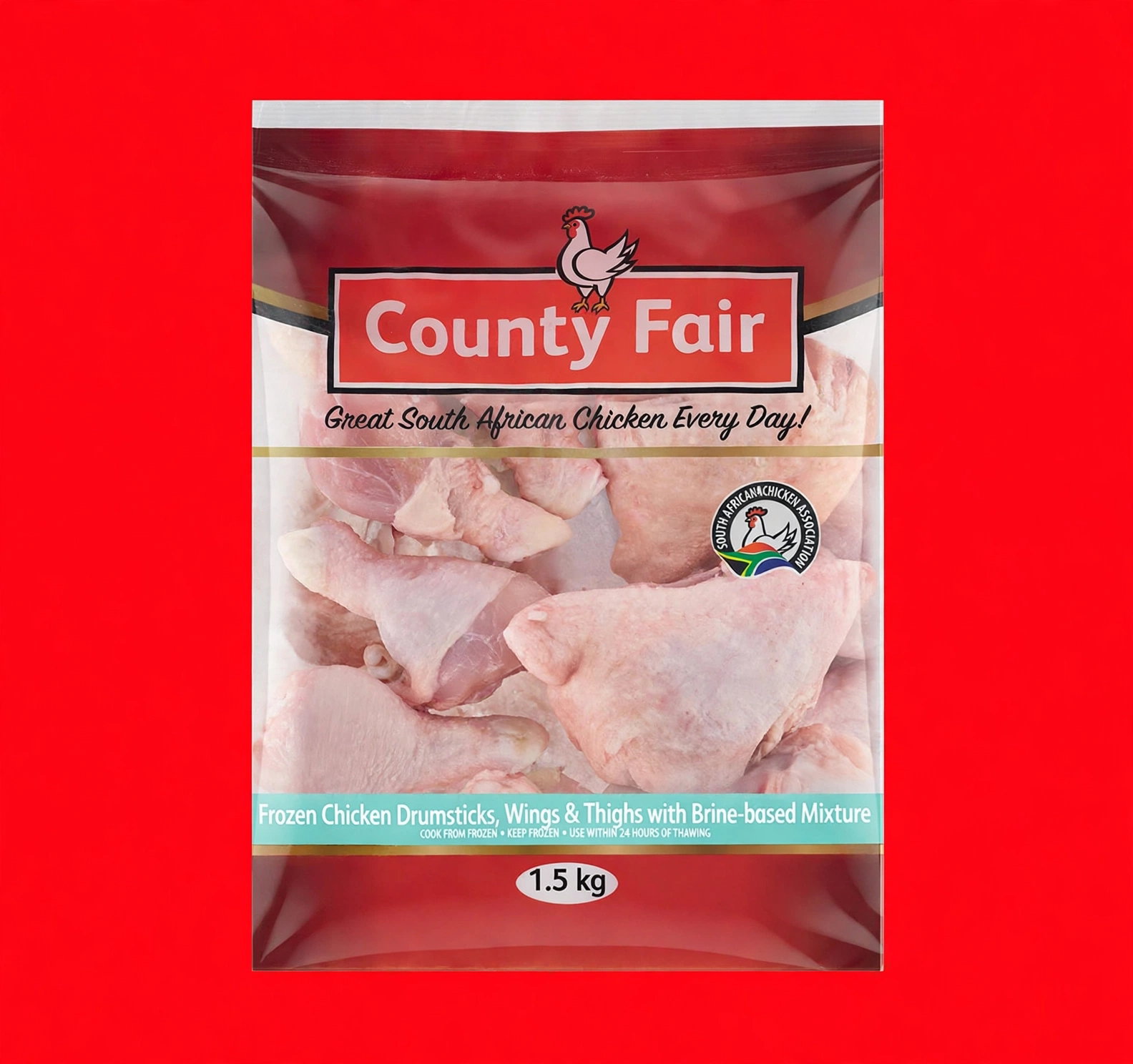 COUNTY FAIR CHICKEN PRIME PORTIONS 1.5kg <<< Econo Foods >>>