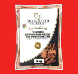 GRAINFIELD IQF CHICKEN MIXED PORTIONS 5KG <<< Econo Foods >>>