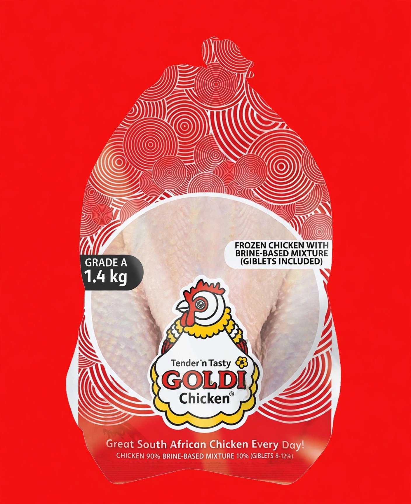 CHICKEN WHOLE BIRD (GIBLETS IN) 1.4KG <<< Econo Foods >>>