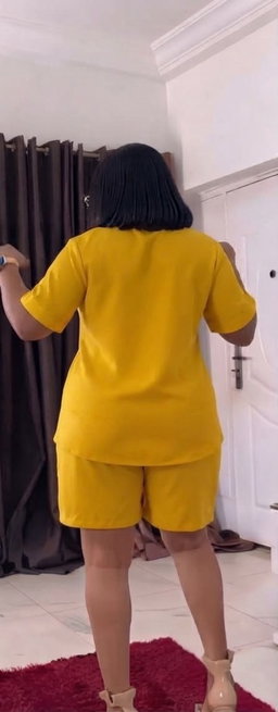 Two-piece short sleeve set