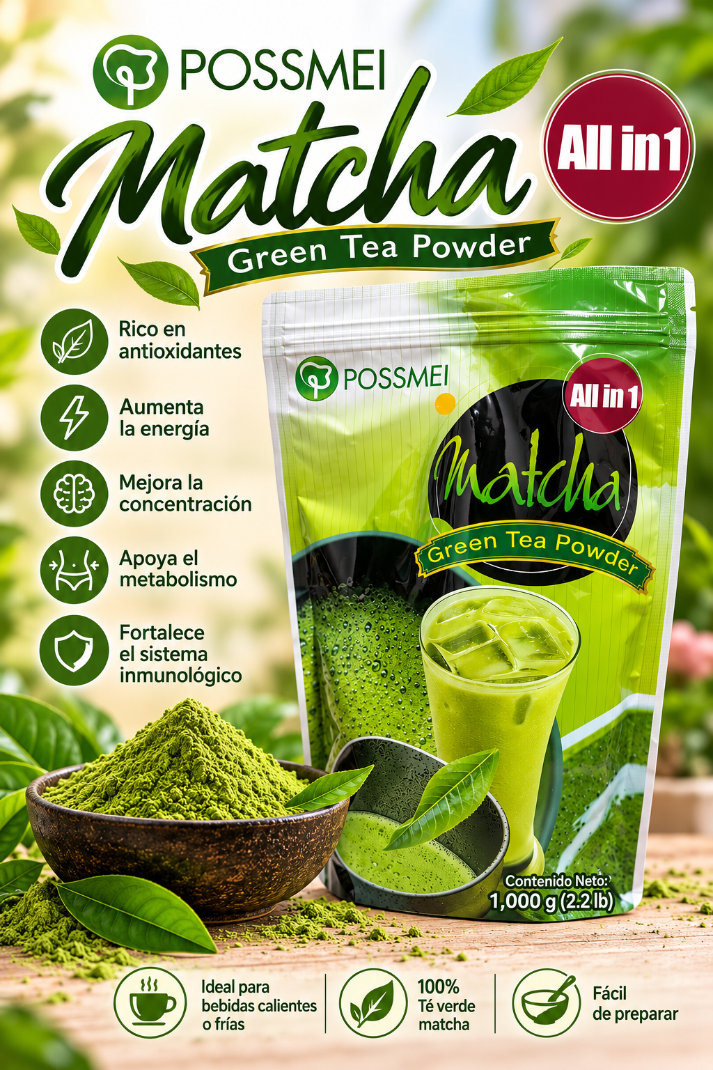 Matcha 2.2 libras 