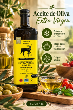 Aceite de Oliva Extra Virgen de Primera Calidad 1 lt