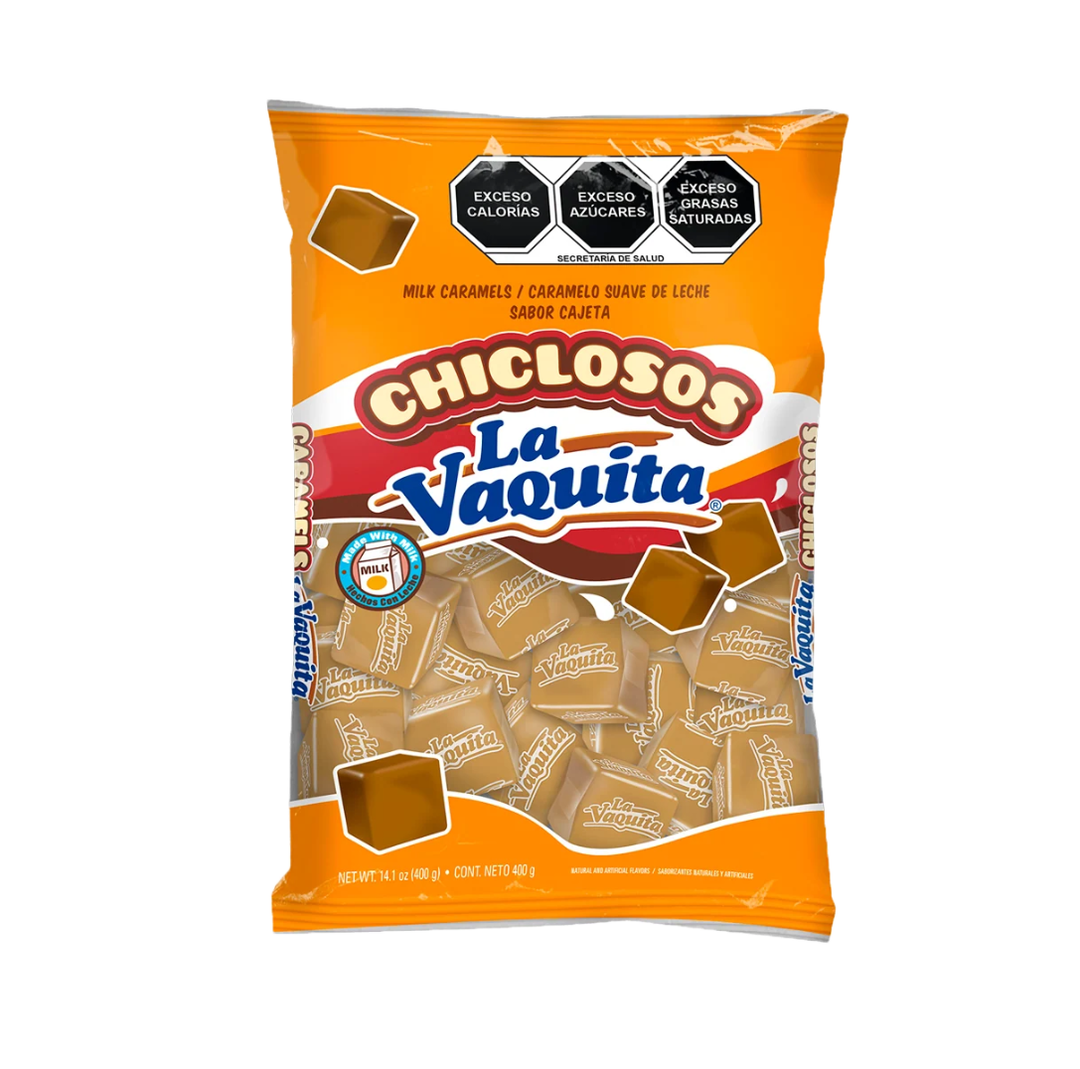 CHICLOSO LA VAQUITA CANELS BSA 400GR