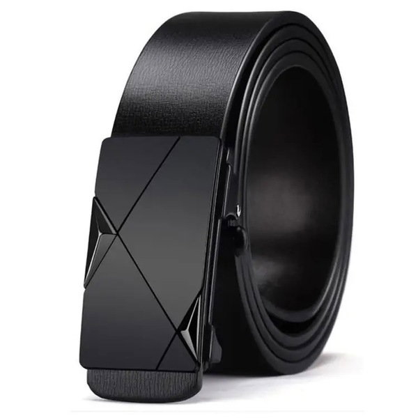 ​Famous Brand Luxury Genuine Leather Belt for Men with Automatic Metal Buckle_3