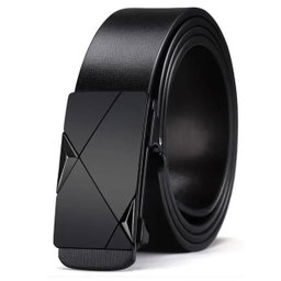​Famous Brand Luxury Genuine Leather Belt for Men with Automatic Metal Buckle